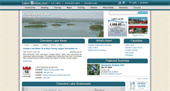 Desktop Screenshot of cherokeelake.info