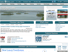 Tablet Screenshot of cherokeelake.info